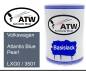 Preview: Volkswagen, Atlantis Blue Pearl, LXG0 / 3501: 500ml Lackdose, von ATW Autoteile West.